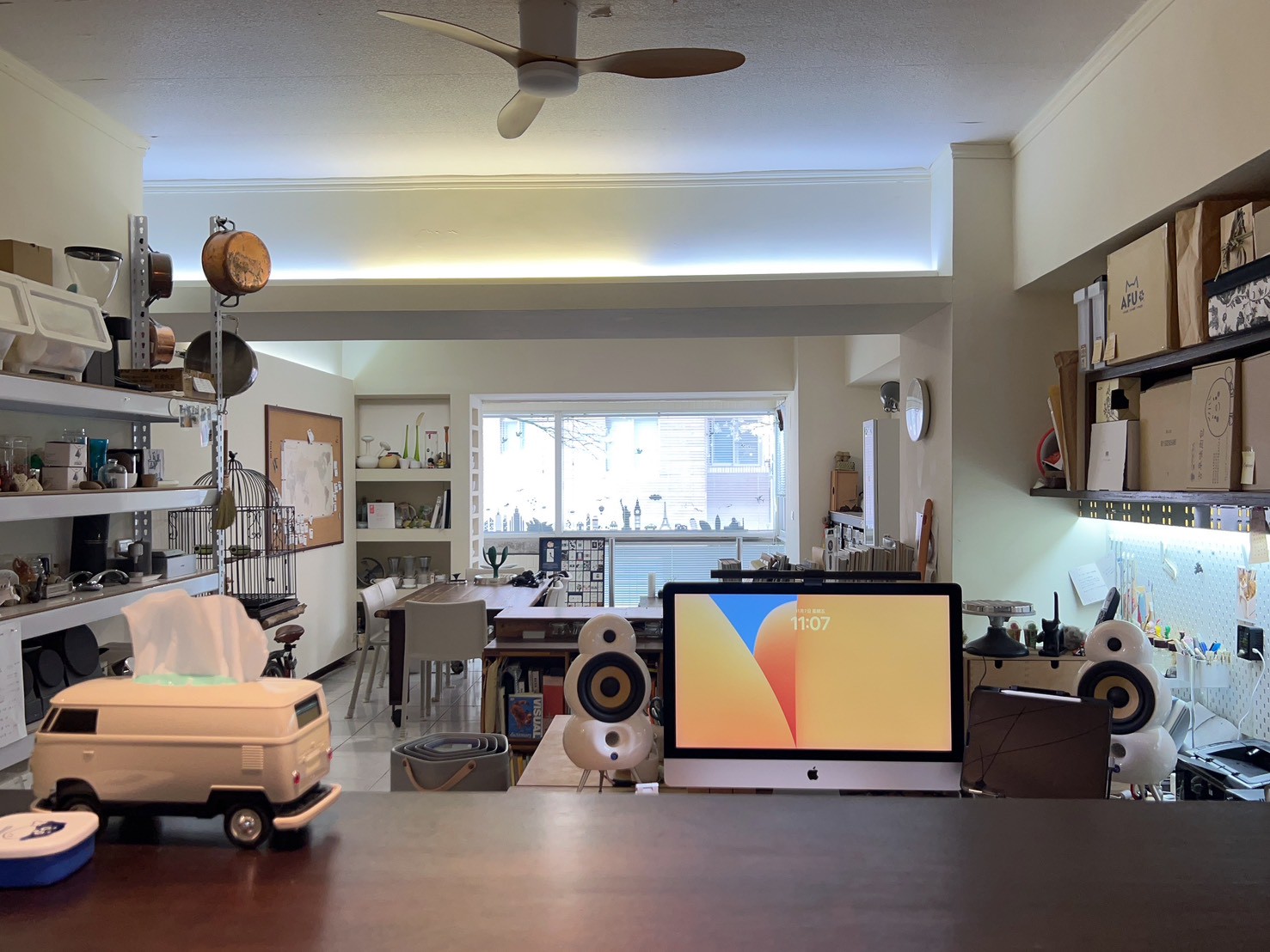 光雨風交織。安平地中海四房平車