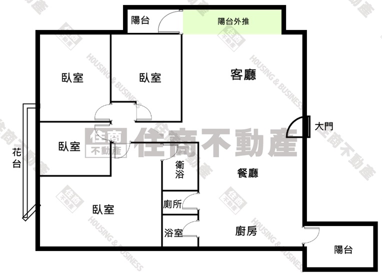 光雨風交織。安平地中海四房平車:圖片 15