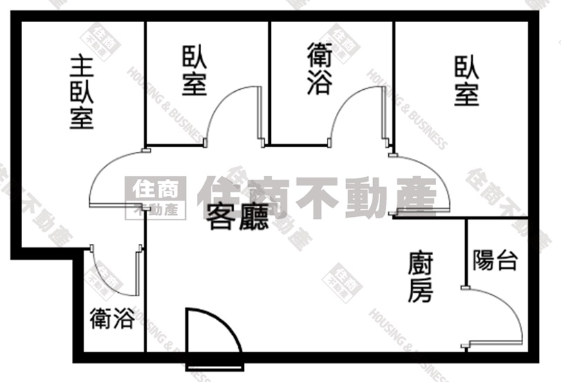 專-復國商圈白金漢宮小資3房:圖片 8